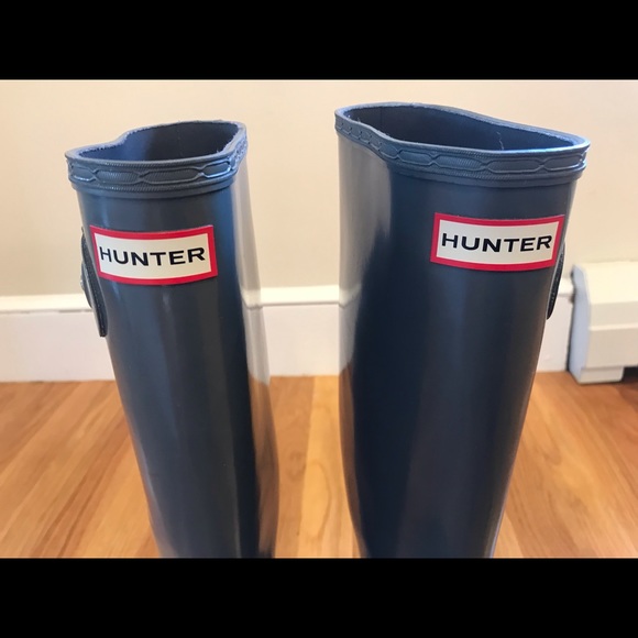 Grey Tall Hunter Rainboots - Picture 4 of 7